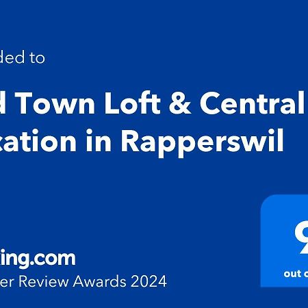 Old Town Loft & Central Location In Rapperswil Экстерьер фото